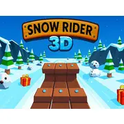 Snow Rider 3d Santa logo